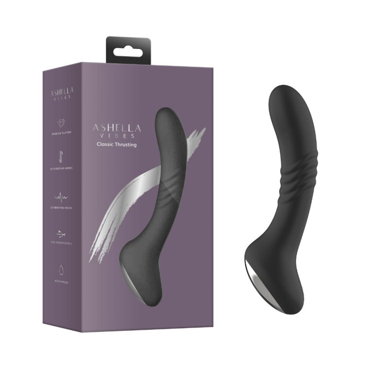 Ashella Vibes Classic Thrusting Vibrator - ClubX Australia