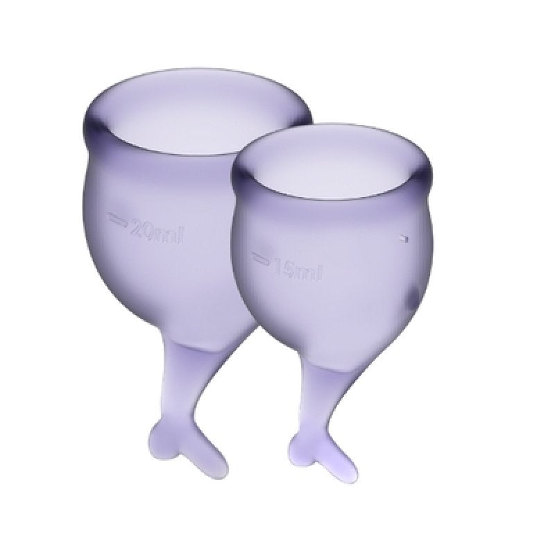 Feel Secure Menstrual Cup Lilla 2pcs Satisfyer
