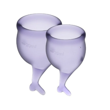 Feel Secure Menstrual Cup Lilla 2pcs Satisfyer