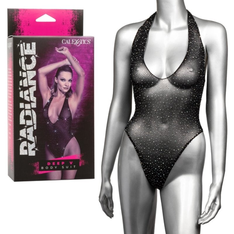 Radiance Deep V Body Suit Apparel Calexotics