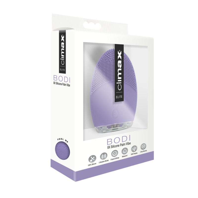 Topco Climax Elite Bodi 15X Silicone Palm Vibe Lilac Topco