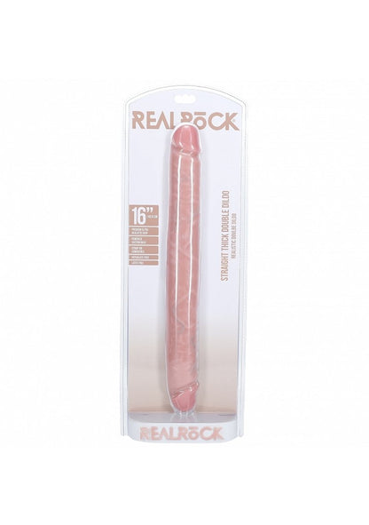 REALROCK 40cm Thick Double Dildo - Flesh - Flesh 40 cm (16'') Thick Double Dong