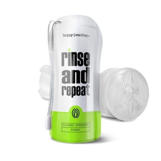Global Novelties Happy Ending Rinse And Repeat Classic Stroker, Pussy Global Novelties