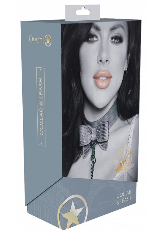 Ouch! Paris Collection - Collar and Leash (OU980BLK) Shots