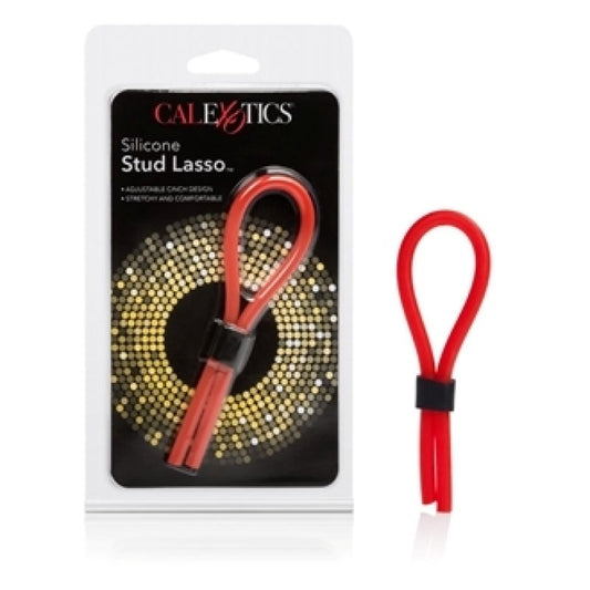 Calexotics Silicone Stud Lasso - Red Cock Ring Calexotics