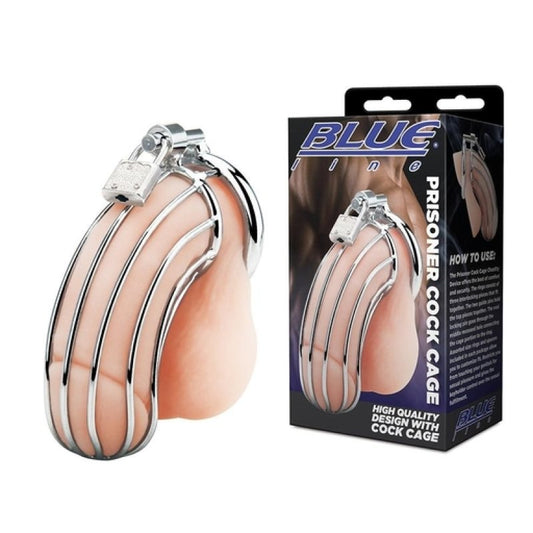 Blue Line Prisoner Cock Cage Cock Ring (BLM5013) Electric Eel, Inc