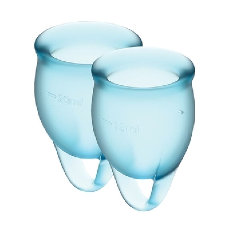 Satisfyer Menstrual Cups Satisfyer Feel confident Menstrual Cup (Light Blue) Lubricant Satisfyer