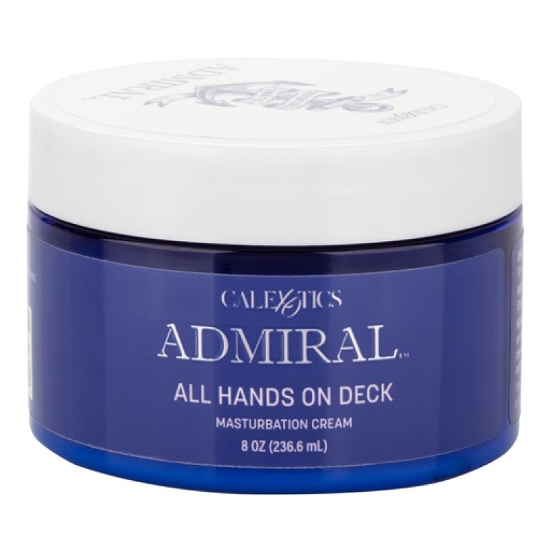 Admiral All Hands on Deck Masturbation Cream - 8 fl. oz. Calexotics