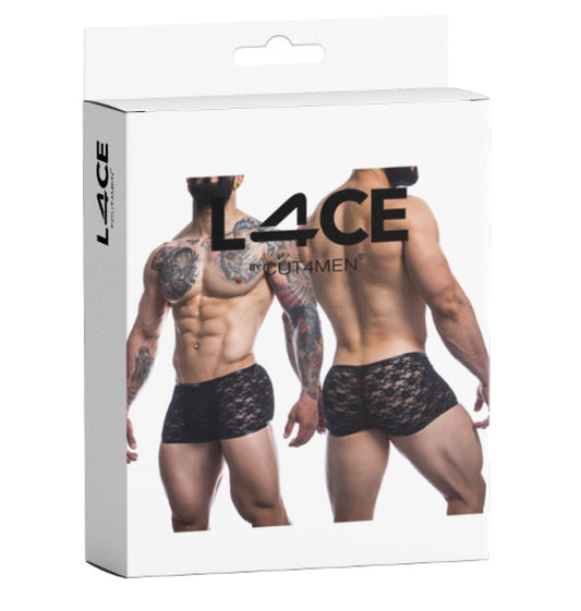 Cut For Men L4ce Trunk Black- X-Large Apparel Cut For Men