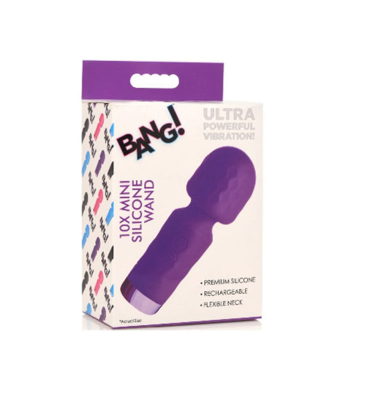 Bang! 10X Mini Silicone Wand - Purple XR Brands