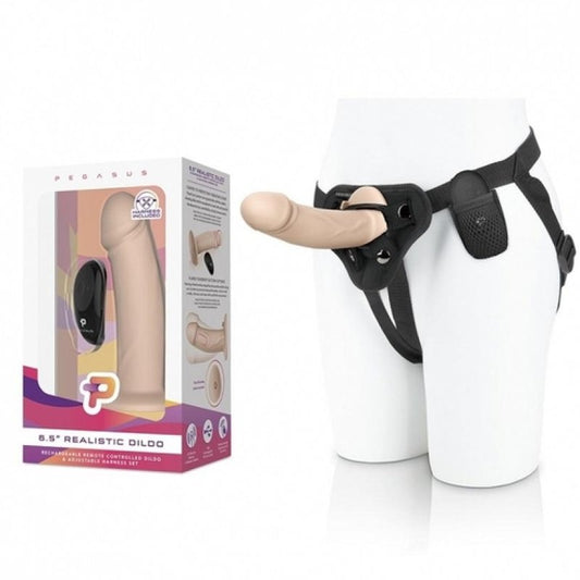 Pegasus 6.5" Realistic Dildo Strap-On Electric Eel, Inc