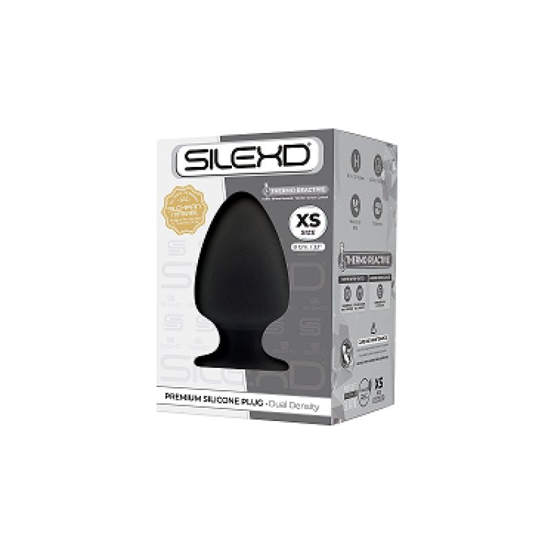 Silexd Anal Plug Model 1 Extra Small Black Adrien Lastic