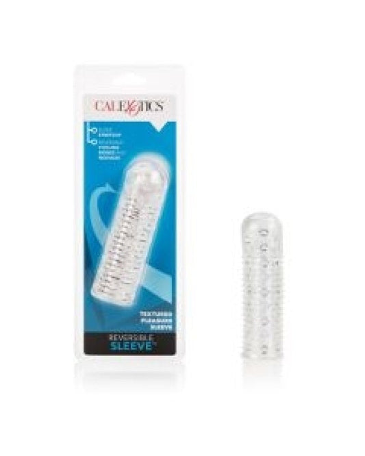 Calexotics Reversible Sleeve - Clear Cock Ring Calexotics
