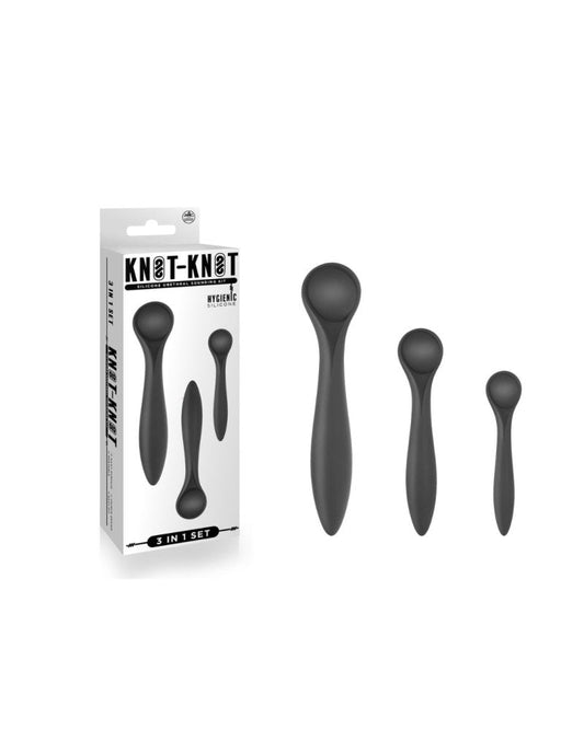 Excellent Power Knot-Knot Silicone Urethral Plug Set Bondage Gear (646515) Excellent Power