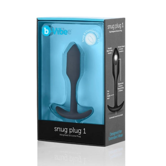 b-Vibe Snug Plug 1 Black COTR