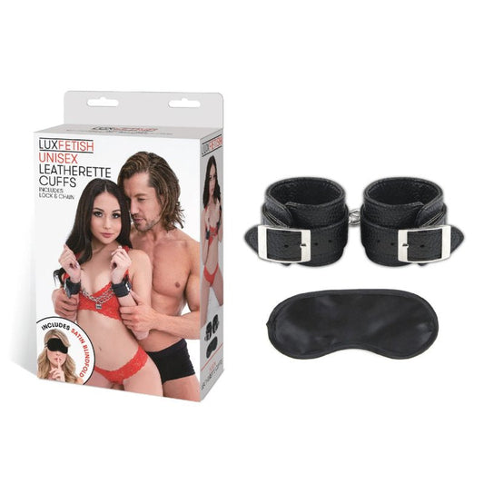 Lux Fetish Unisex Leatherette Cuffs Electric Eel, Inc