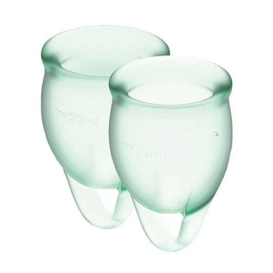 Satisfyer Menstrual Cups Satisfyer Feel confident Menstrual Cup (Light Green) Lubricant Satisfyer