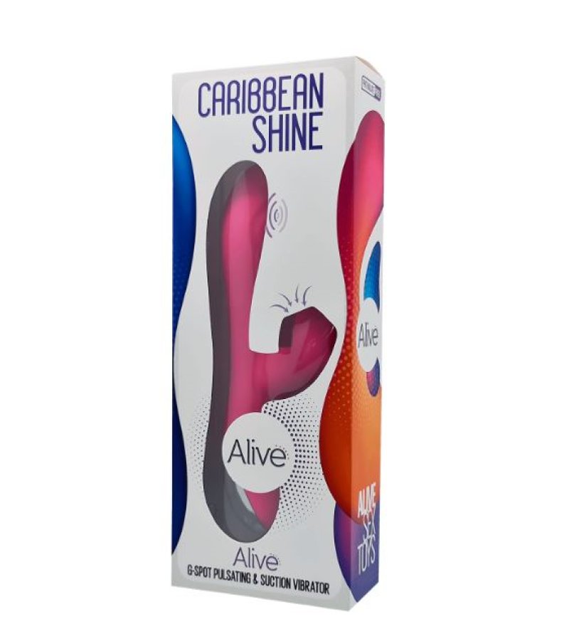Alive Caribbean Shine - Multifunction Vibrator - G Spot Fuchsia shots