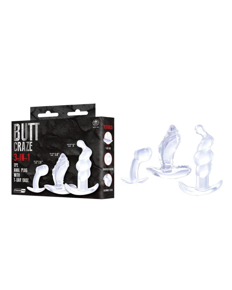 Excellent Power Butt Craze butt plug kit (647024) - ClubX Australia