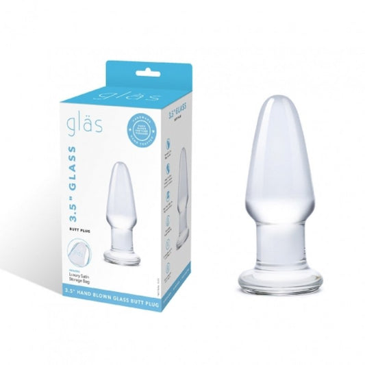 Glas 3.5" Butt Plug Electric Eel, Inc