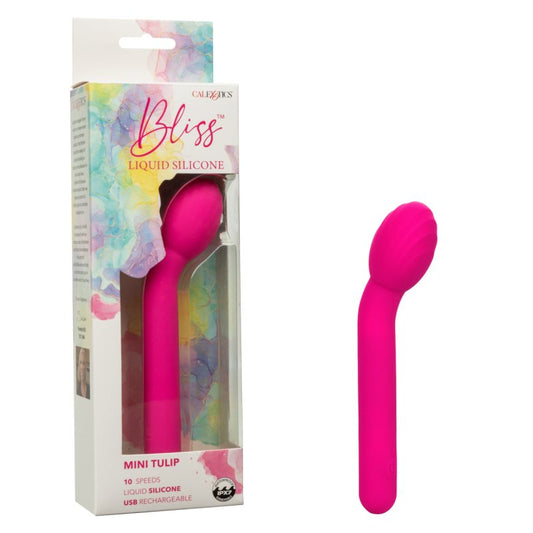 Bliss Liquid Silicone Mini Tulip Vibrator Calexotics