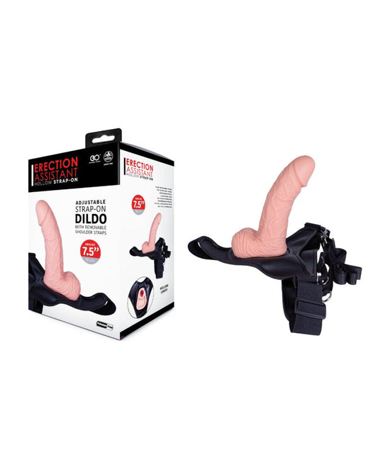 Excellent Power Silicone Hollow Adjustable Strap On Dildo 7.5" Strap-On Excellent Power