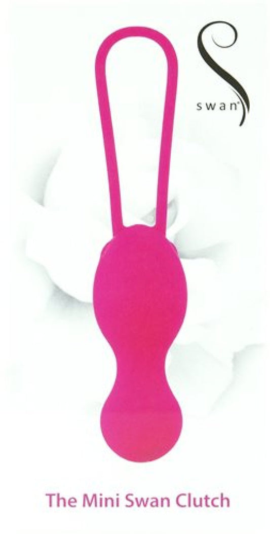 Swan Vibes Mini Swan Clutch Pink Vibrating Kegel Balls - ClubX Australia