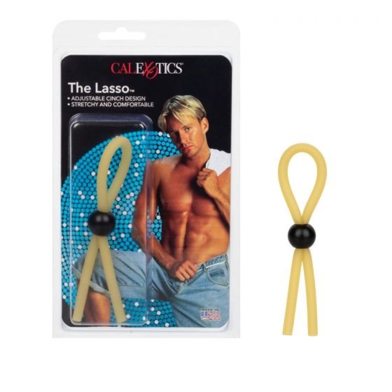 CalExotics The Lasso Cock Ring adjustable latex - ClubX Australia
