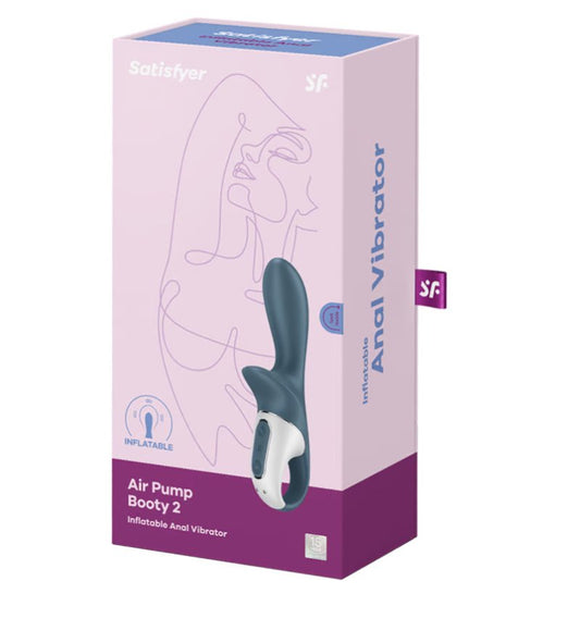 Satisfyer Air Pump Booty 2 Dark Grey Anal Toy Satisfyer