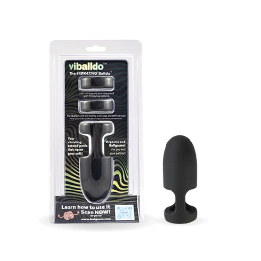 Nadgerz Inc Viballdo The Vibrating Balldo - Black Cock Ring Nadgerz Inc