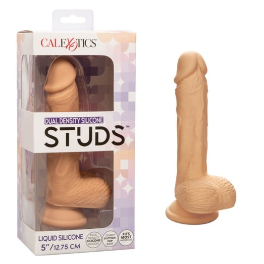 Calexotics Dual Density Silicone Studs 5”/12.75 cm - Ivory Dildo Calexotics