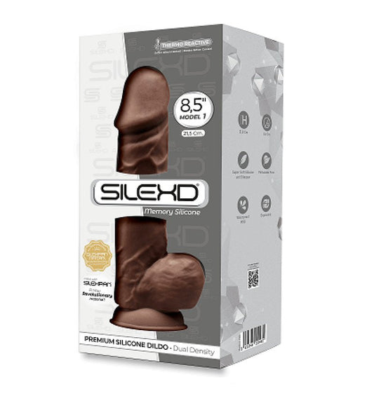 Silexd 8.5" Model 1 Brown Dildo Adrien Lastic