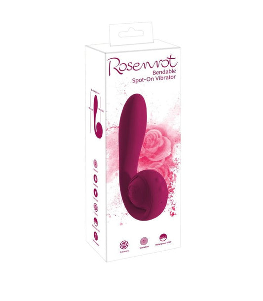 You2Toys Rose Bendable Spot-On Vibrator - ClubX Australia