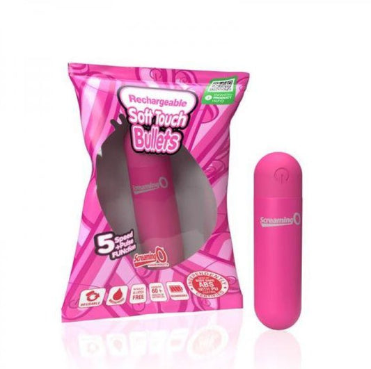 Screaming O Soft Touch Rechargeable Bullets - Pink Screaming O