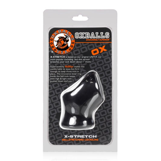 Oxballs Unit-X Stretch tug-down ballstretch cocksling plus+SILICONE™ special edition Night Cock Ring OXBalls