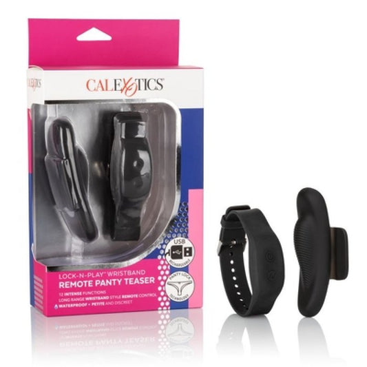 Calexotics Lock-N-Play Wristband Remote Panty Teaser Vibrator Calexotics