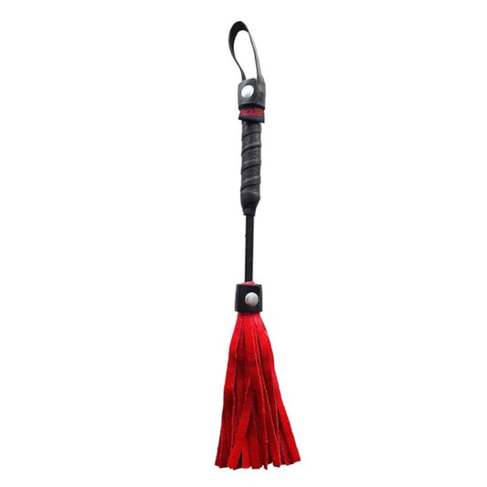 Rouge Mini Leather Flogger - Red Rouge