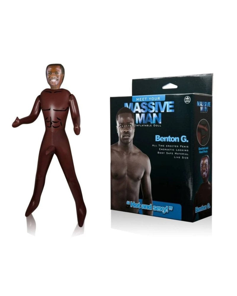 Excellent Power Massive Man Brenton G. PVC Doll Brown Excellent Power