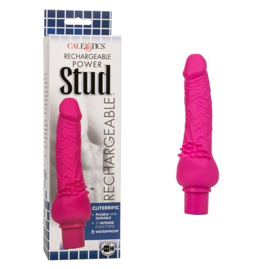 Calexotics Power Stud Cliterrific Rechargeable - Pink Dildo Calexotics