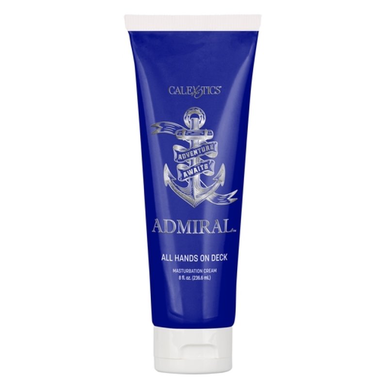 Admiral All Hands on Deck Masturbation Cream Tube - 8 fl. oz Calexotics