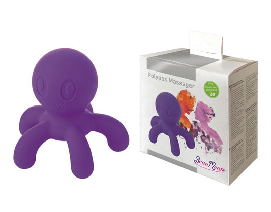 St Rubber BeauMents Polypos Massager Purple St Rubber