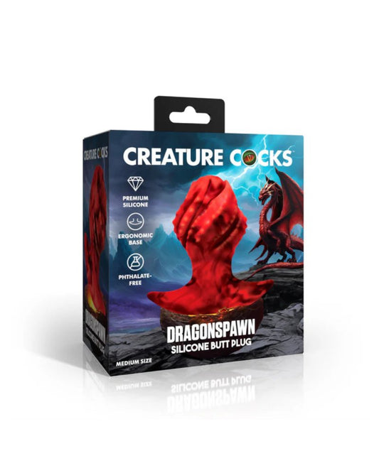 Creature Cocks Dragonspawn Silicone Butt Plug - Med XR Brands
