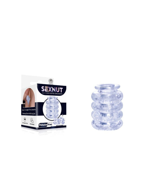 Excellent Power Sexnut TPE 4 In 1 Cock Buffer Ornament Cock Ring Excellent Power