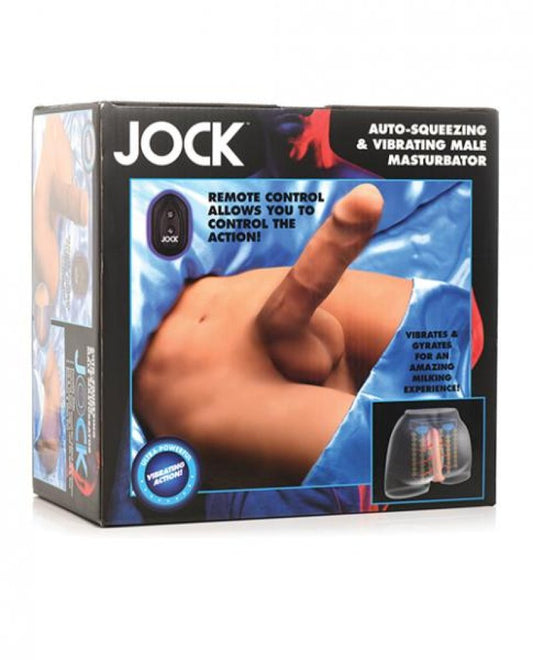 Jock vibrating squeezing masturbator poseable dildo - ClubX Australia