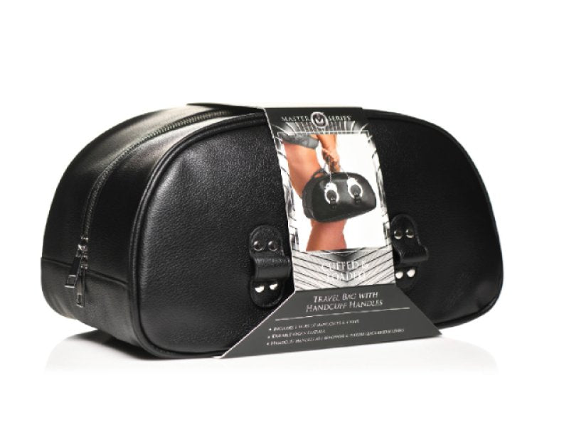 Master Series cuffed and loaded travel bag with handcuff handles - ClubX Australia