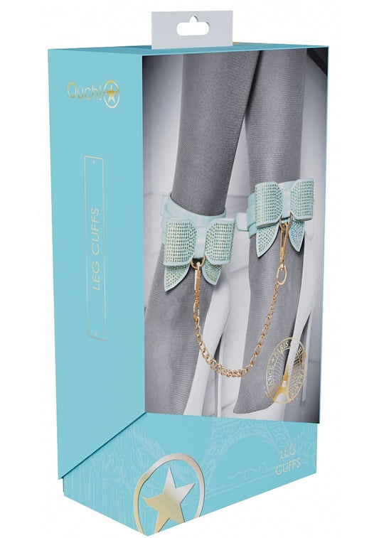 Ouch! Paris Collection - Leg Cuffs Blue Shots