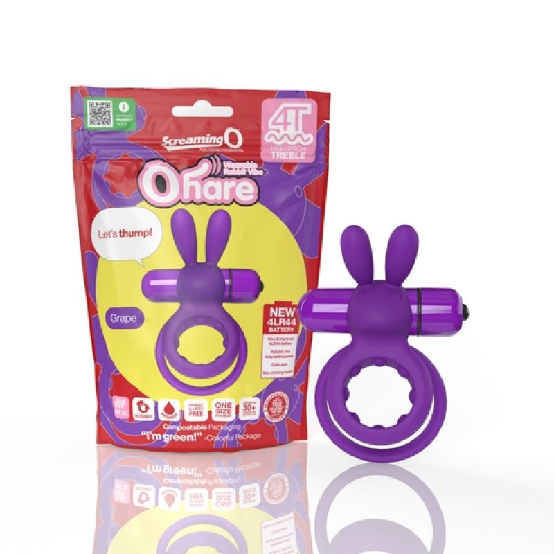 Screaming O 4T Ohare - Grape Cock Ring