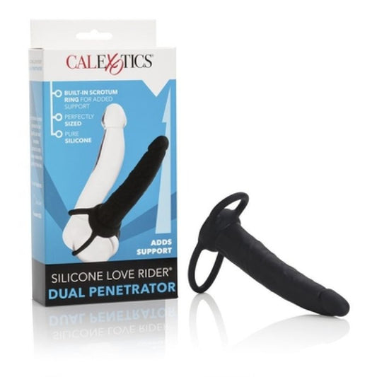 Calexotics Silicone Love Rider Dual Penetrator Strap-On Calexotics