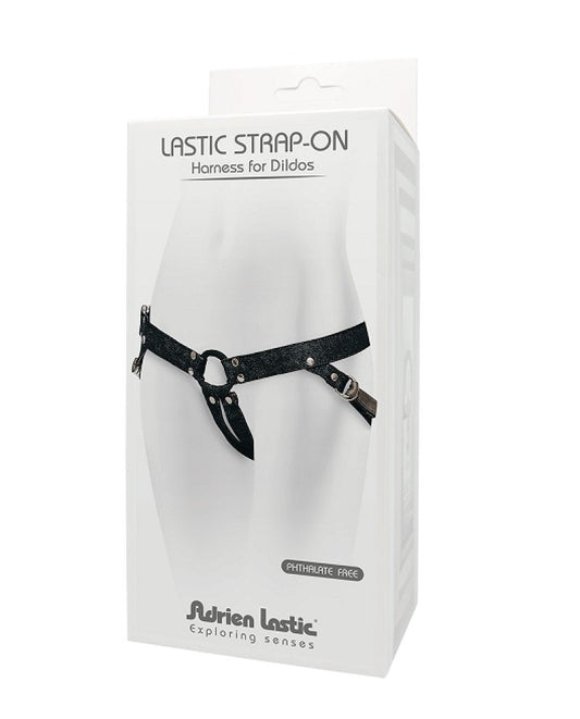 Adrien Lastic Denim Strap-On Harness - ClubX Australia