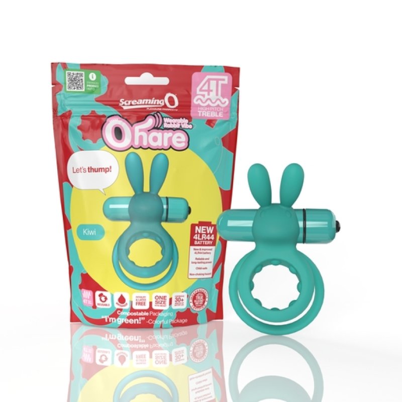 Screaming O 4T Ohare Kiwi Vibrating Cock Ring - ClubX Australia